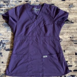 XS Grey’s Anatomy scrub top purple
